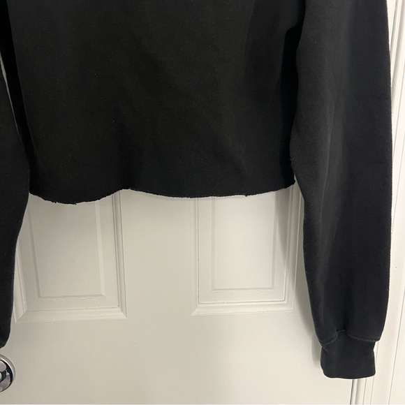 BRANDY MELVILLE JOHN GALT Uh Huh Honey sweatshirt crewneck cropped top sweater - Picture 7 of 10